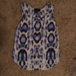 Patterned Cynthia Rowley shirt / blouse : small